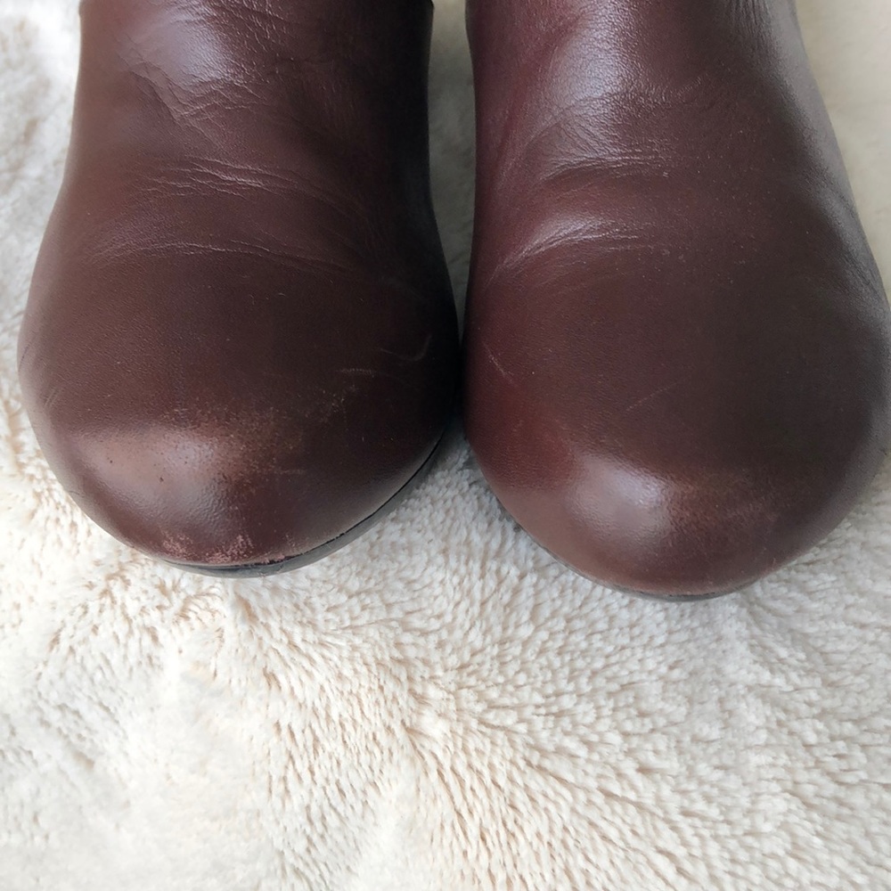 Dansko Brown Booties With Button Embellishment - image 3